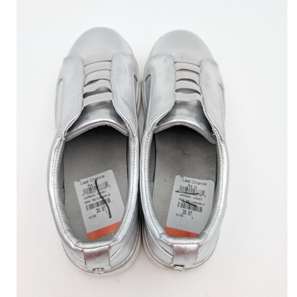 Reaction Kenneth Cole Bonnie Metallic Slip-On Sneaker Women's Size US7 EU37.5 - Picture 5 of 11